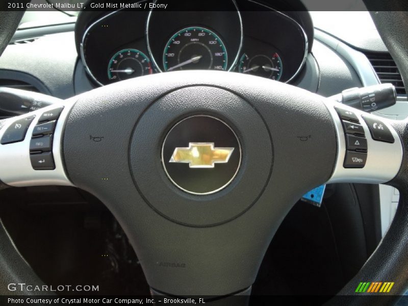 Gold Mist Metallic / Ebony 2011 Chevrolet Malibu LT