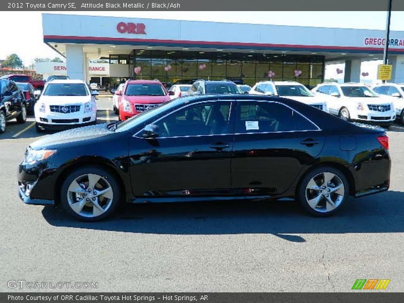 Attitude Black Metallic / Black/Ash 2012 Toyota Camry SE