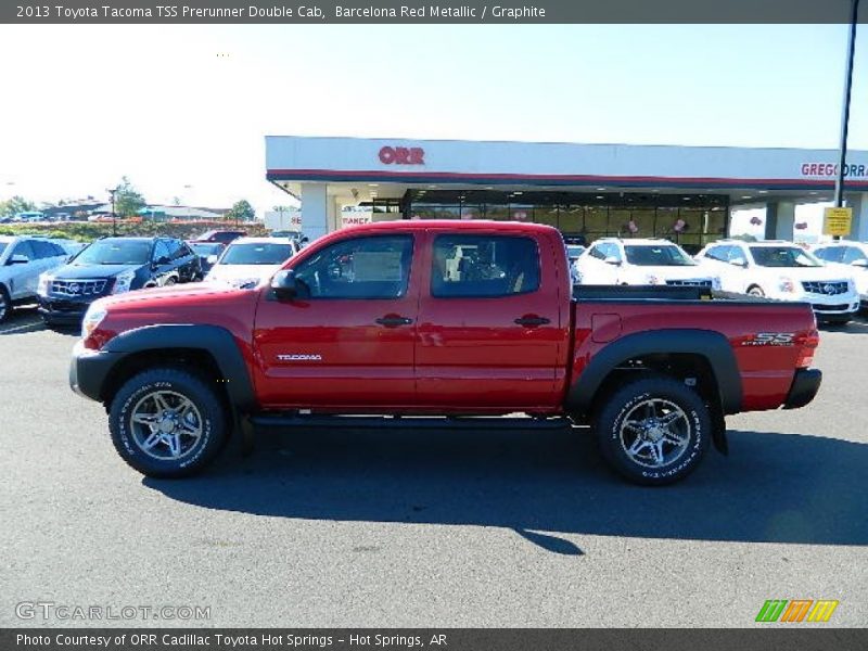 Barcelona Red Metallic / Graphite 2013 Toyota Tacoma TSS Prerunner Double Cab
