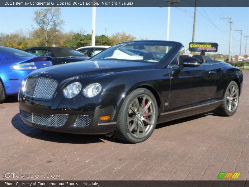 Front 3/4 View of 2011 Continental GTC Speed 80-11 Edition