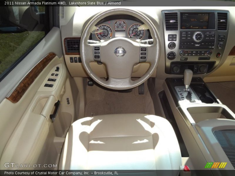 Lakeshore Slate Blue / Almond 2011 Nissan Armada Platinum 4WD