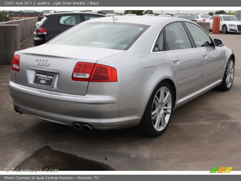 Light Silver Metallic / Black 2007 Audi S8 5.2 quattro