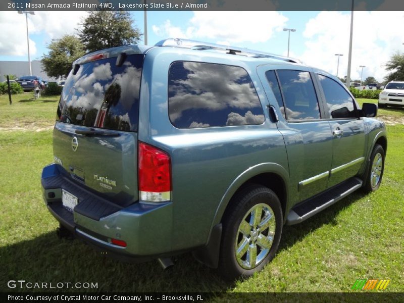 Lakeshore Slate Blue / Almond 2011 Nissan Armada Platinum 4WD