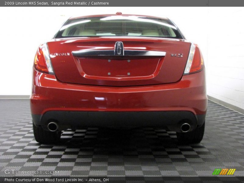 Sangria Red Metallic / Cashmere 2009 Lincoln MKS Sedan