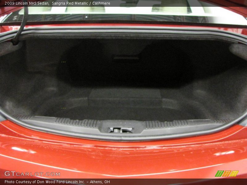 Sangria Red Metallic / Cashmere 2009 Lincoln MKS Sedan