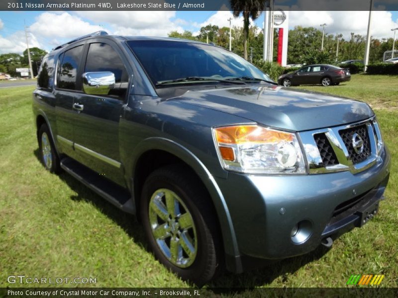 Lakeshore Slate Blue / Almond 2011 Nissan Armada Platinum 4WD