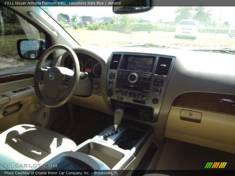 Lakeshore Slate Blue / Almond 2011 Nissan Armada Platinum 4WD