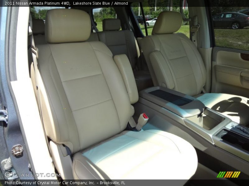 Lakeshore Slate Blue / Almond 2011 Nissan Armada Platinum 4WD