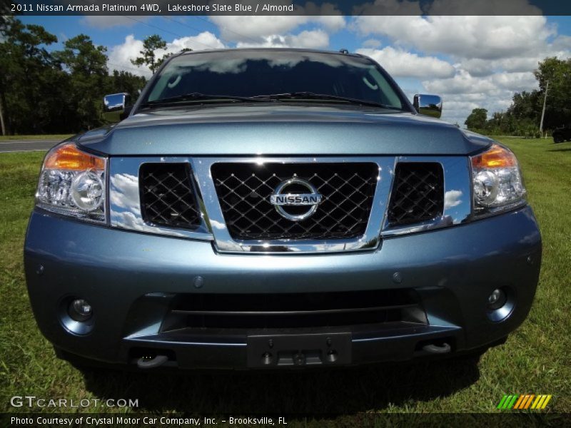 Lakeshore Slate Blue / Almond 2011 Nissan Armada Platinum 4WD