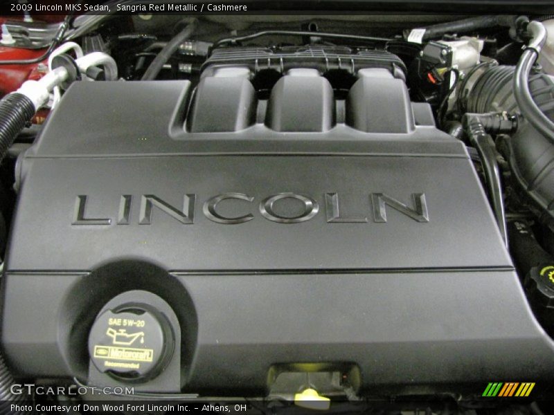 Sangria Red Metallic / Cashmere 2009 Lincoln MKS Sedan