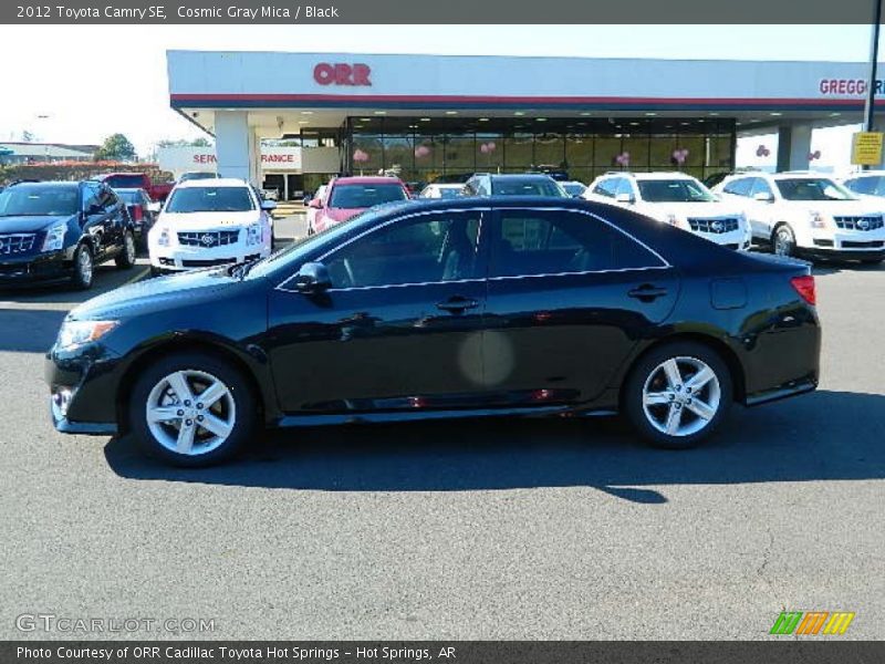 Cosmic Gray Mica / Black 2012 Toyota Camry SE