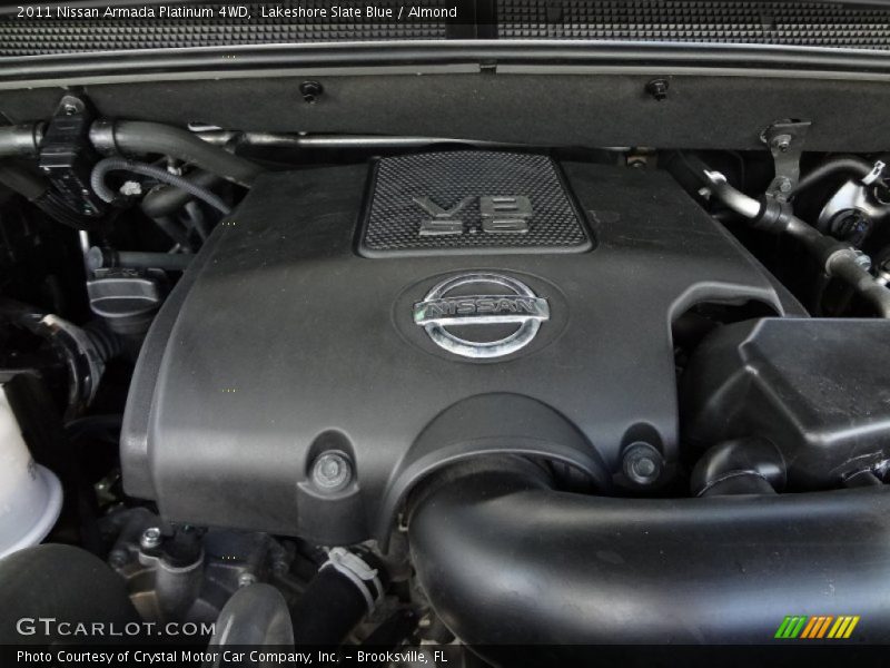 Lakeshore Slate Blue / Almond 2011 Nissan Armada Platinum 4WD