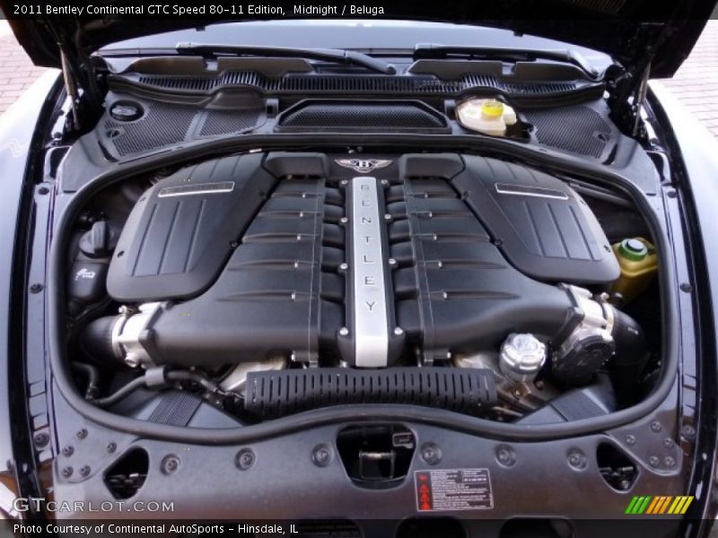  2011 Continental GTC Speed 80-11 Edition Engine - 6.0 Liter Twin-Turbocharged DOHC 48-Valve VVT W12