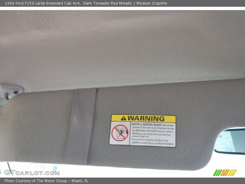 Dark Toreador Red Metallic / Medium Graphite 1999 Ford F150 Lariat Extended Cab 4x4
