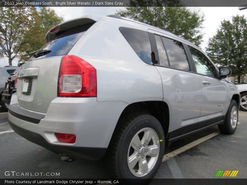 Bright Silver Metallic / Dark Slate Gray 2013 Jeep Compass Sport