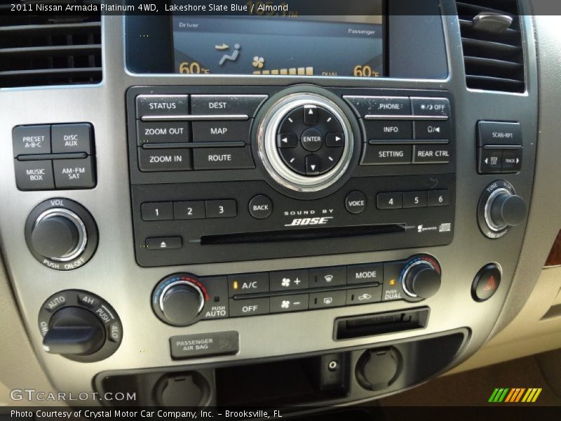 Lakeshore Slate Blue / Almond 2011 Nissan Armada Platinum 4WD