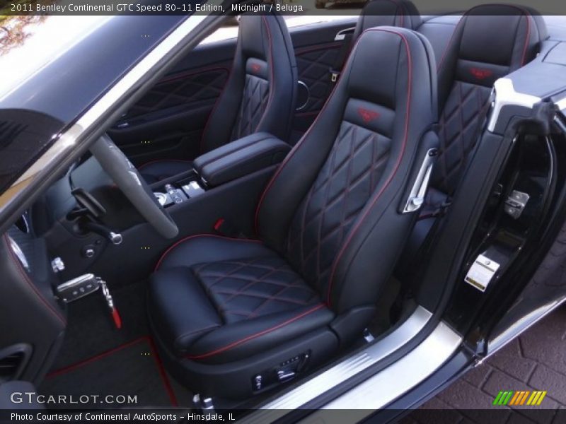 Front Seat of 2011 Continental GTC Speed 80-11 Edition