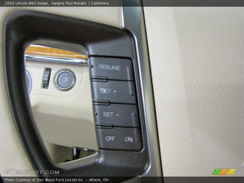Sangria Red Metallic / Cashmere 2009 Lincoln MKS Sedan