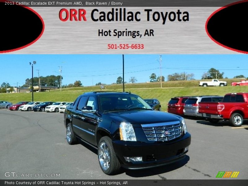 Black Raven / Ebony 2013 Cadillac Escalade EXT Premium AWD