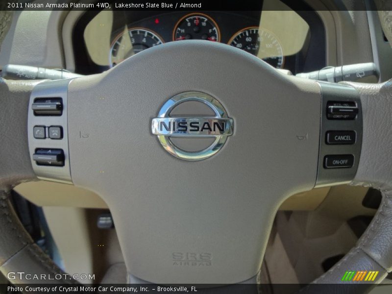 Lakeshore Slate Blue / Almond 2011 Nissan Armada Platinum 4WD