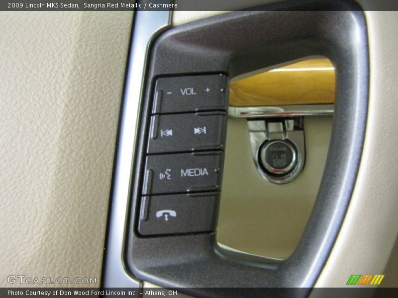 Sangria Red Metallic / Cashmere 2009 Lincoln MKS Sedan