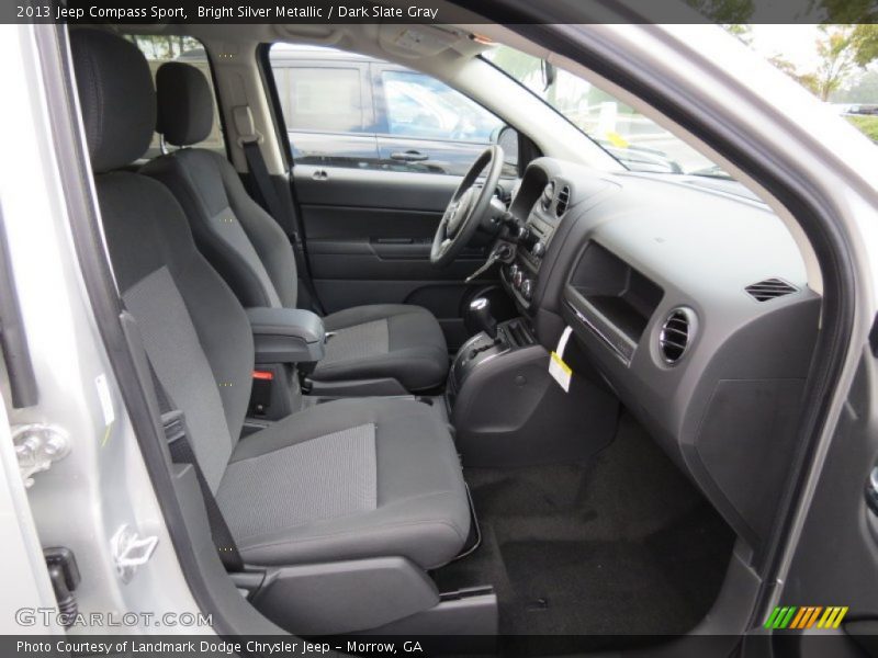 Bright Silver Metallic / Dark Slate Gray 2013 Jeep Compass Sport