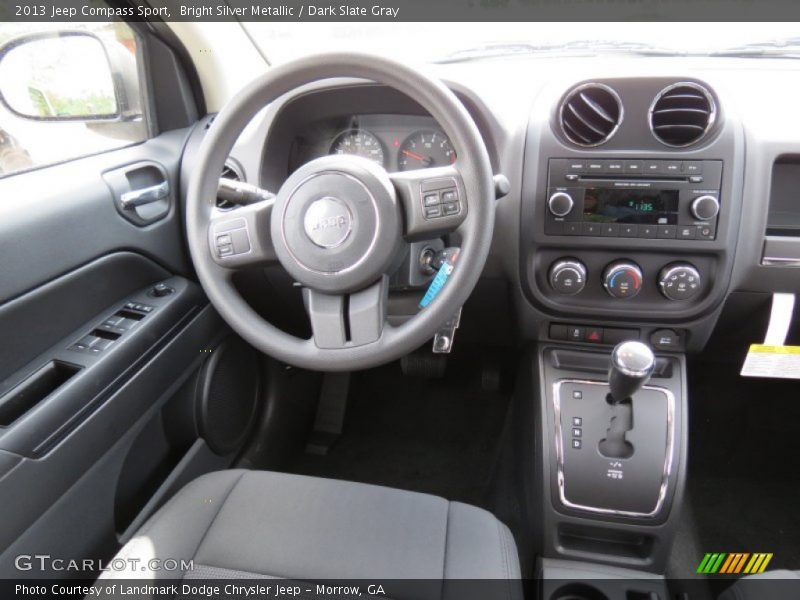 Bright Silver Metallic / Dark Slate Gray 2013 Jeep Compass Sport