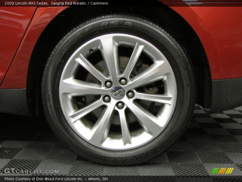 Sangria Red Metallic / Cashmere 2009 Lincoln MKS Sedan