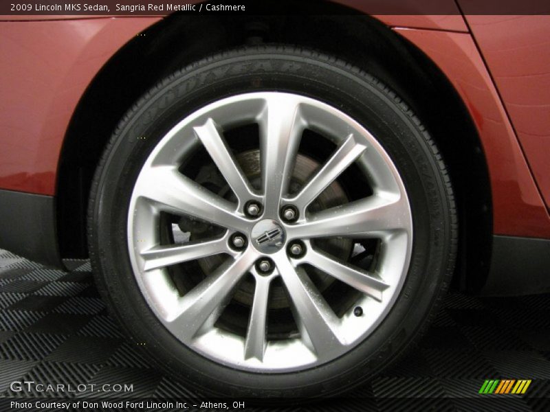 Sangria Red Metallic / Cashmere 2009 Lincoln MKS Sedan