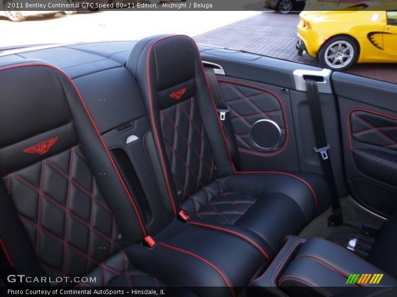 Rear Seat of 2011 Continental GTC Speed 80-11 Edition