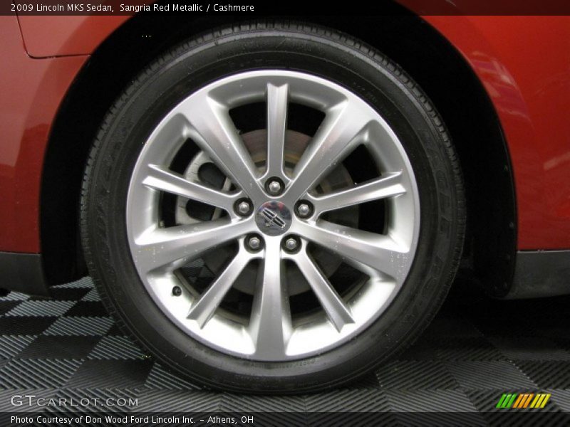 Sangria Red Metallic / Cashmere 2009 Lincoln MKS Sedan