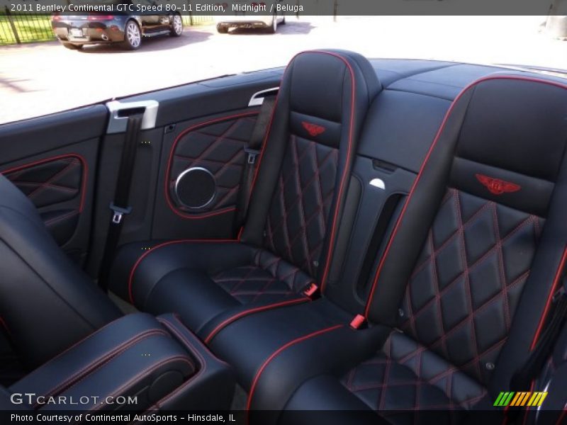 Rear Seat of 2011 Continental GTC Speed 80-11 Edition