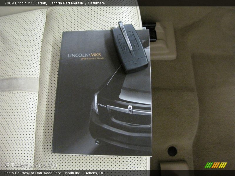Sangria Red Metallic / Cashmere 2009 Lincoln MKS Sedan