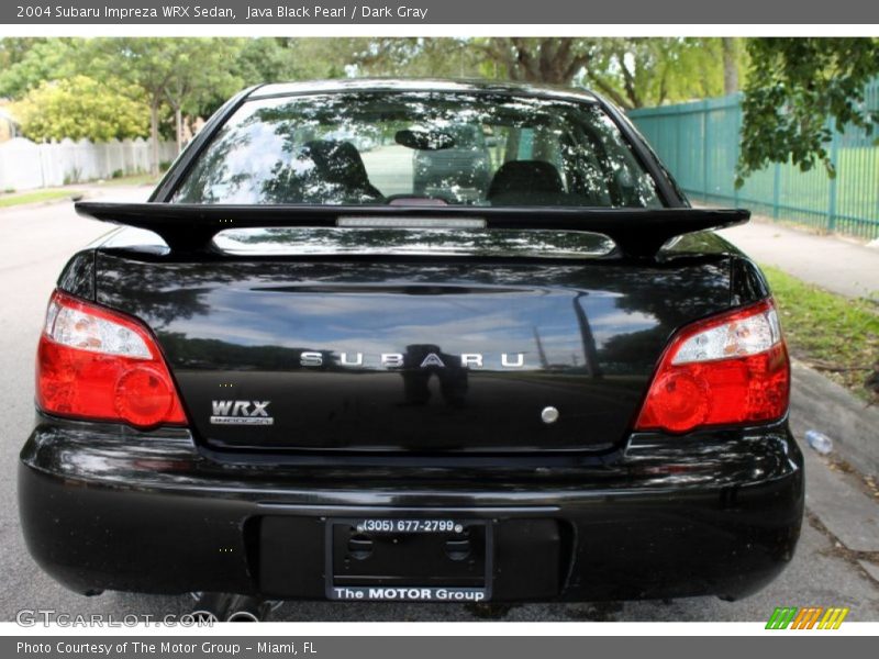 Java Black Pearl / Dark Gray 2004 Subaru Impreza WRX Sedan