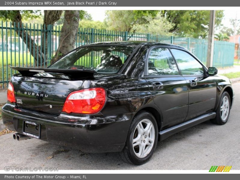 Java Black Pearl / Dark Gray 2004 Subaru Impreza WRX Sedan