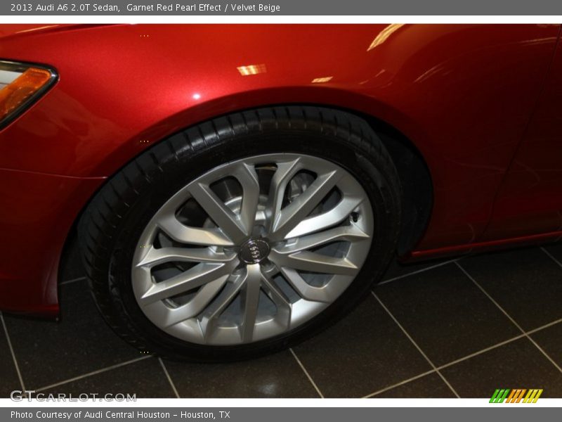 Garnet Red Pearl Effect / Velvet Beige 2013 Audi A6 2.0T Sedan