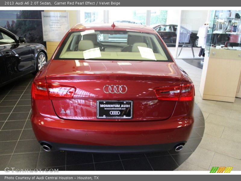 Garnet Red Pearl Effect / Velvet Beige 2013 Audi A6 2.0T Sedan