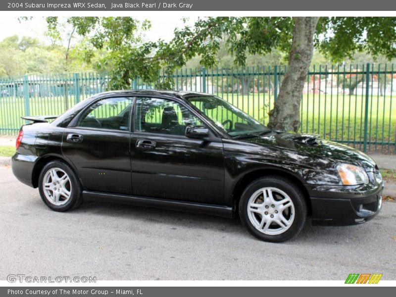 Java Black Pearl / Dark Gray 2004 Subaru Impreza WRX Sedan