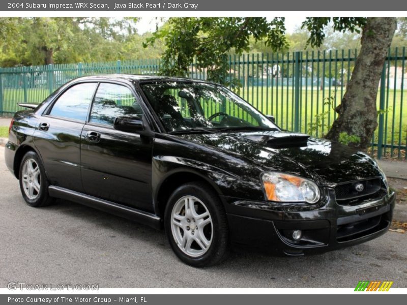 Java Black Pearl / Dark Gray 2004 Subaru Impreza WRX Sedan