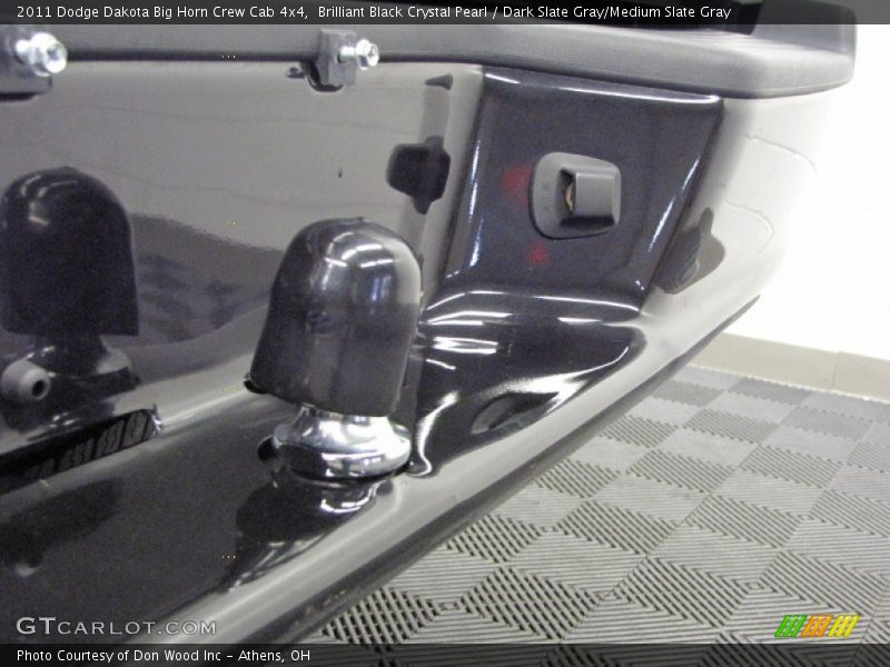 Brilliant Black Crystal Pearl / Dark Slate Gray/Medium Slate Gray 2011 Dodge Dakota Big Horn Crew Cab 4x4