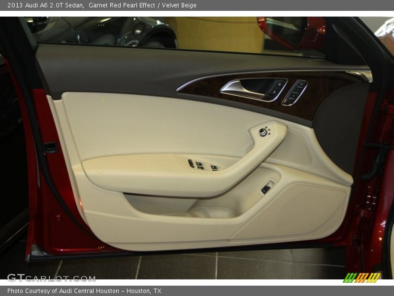 Garnet Red Pearl Effect / Velvet Beige 2013 Audi A6 2.0T Sedan