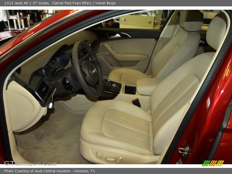 Garnet Red Pearl Effect / Velvet Beige 2013 Audi A6 2.0T Sedan