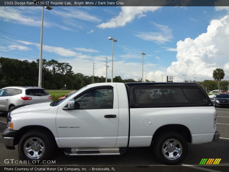 Bright White / Dark Slate Gray 2003 Dodge Ram 1500 ST Regular Cab