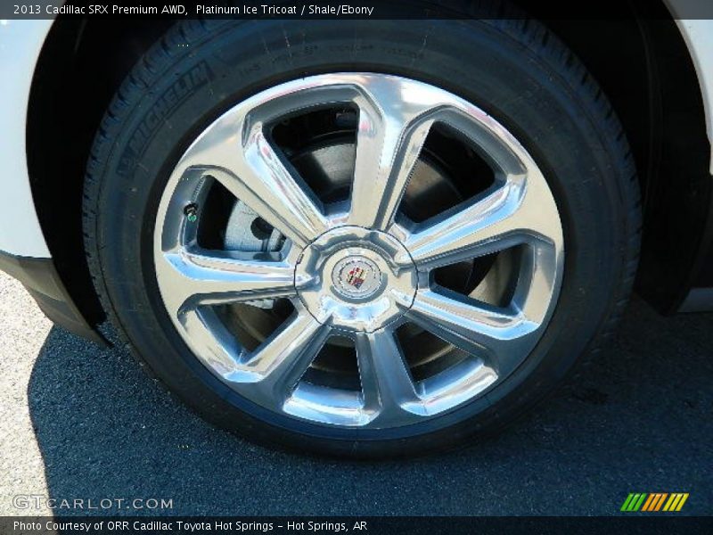 Platinum Ice Tricoat / Shale/Ebony 2013 Cadillac SRX Premium AWD