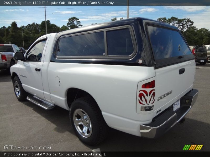 Bright White / Dark Slate Gray 2003 Dodge Ram 1500 ST Regular Cab