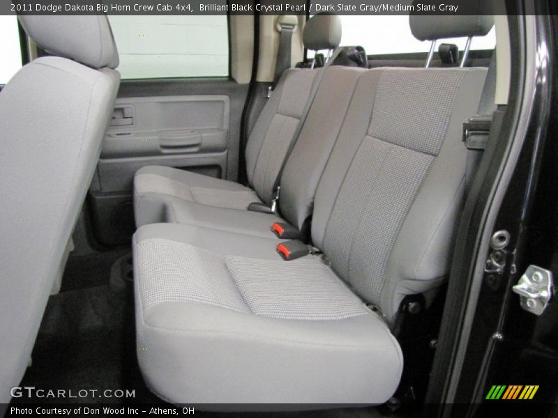 Rear Seat of 2011 Dakota Big Horn Crew Cab 4x4