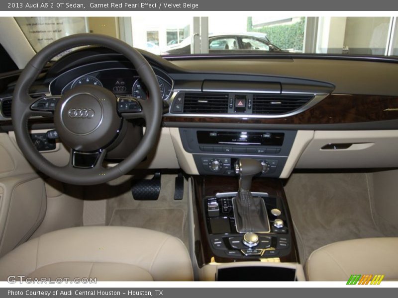 Garnet Red Pearl Effect / Velvet Beige 2013 Audi A6 2.0T Sedan