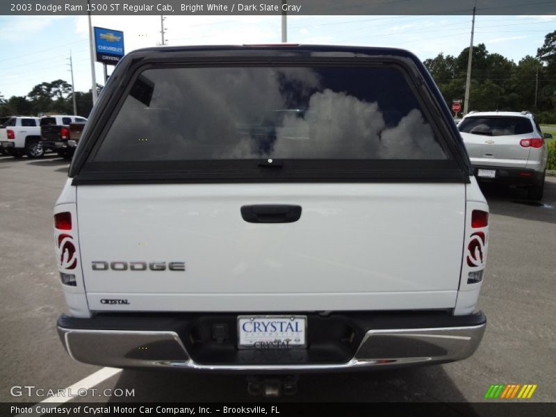 Bright White / Dark Slate Gray 2003 Dodge Ram 1500 ST Regular Cab