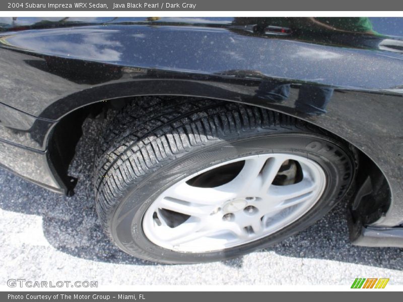 Java Black Pearl / Dark Gray 2004 Subaru Impreza WRX Sedan