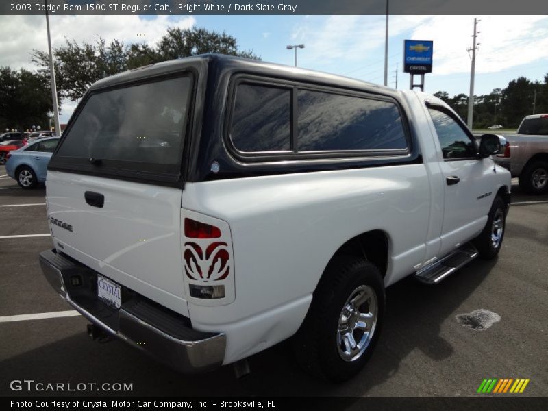 Bright White / Dark Slate Gray 2003 Dodge Ram 1500 ST Regular Cab